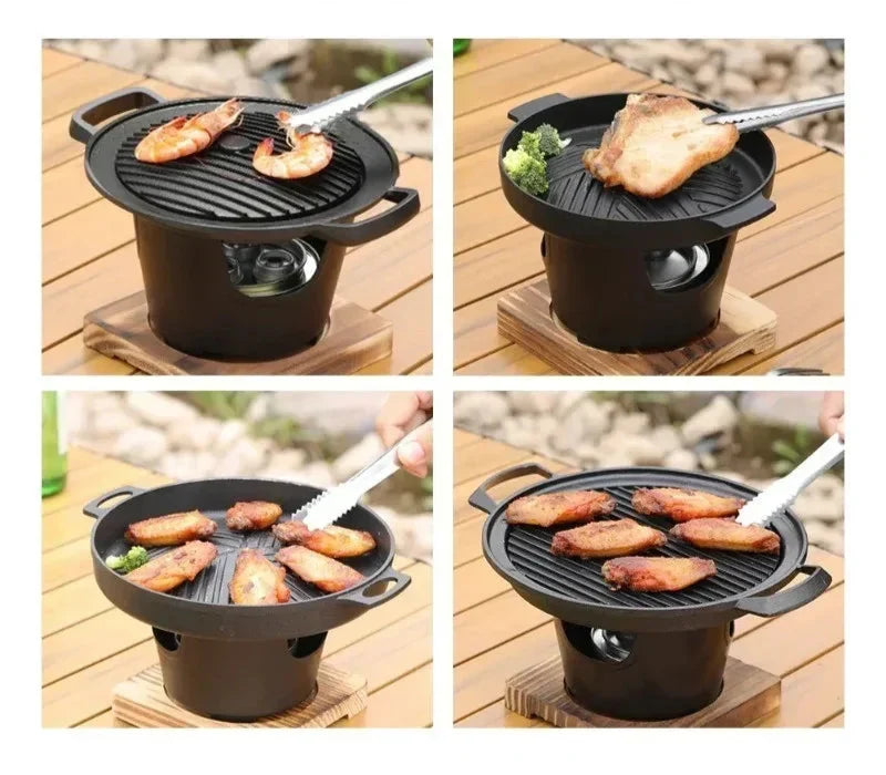 Barbecue de table japonais ultra-compact et portable, parfait pour toutes vos envies de grillades.