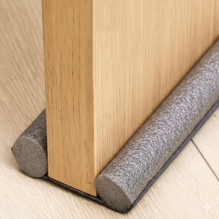 Confort maison amélioré avec ce bas de porte isolant, réduisant bruit et courants d'air pour ambiance paisible.
