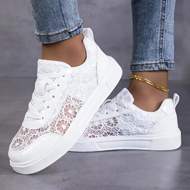Chaussures respirantes femme, légères et polyvalentes. Baskets élégantes pour un look décontracté en toute saison.