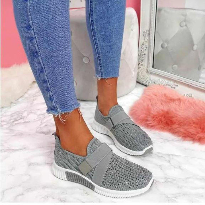 Confortables chaussures en mesh respirant, avec amorti antichoc, idéales pour le quotidien et les pieds sensibles.