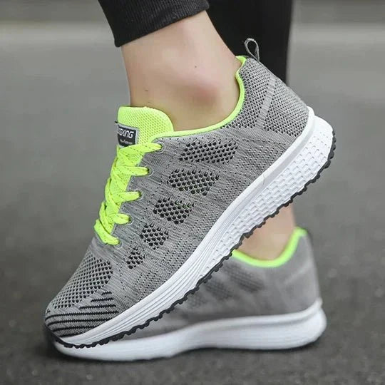Baskets confortables femmes pour une vie active, idéales pour la marche, le sport et le bien-être général.