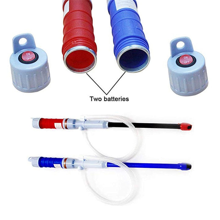 Pompe universelle électrique pour transfert de carburant, eau, liquides. Portable pour garage, atelier.