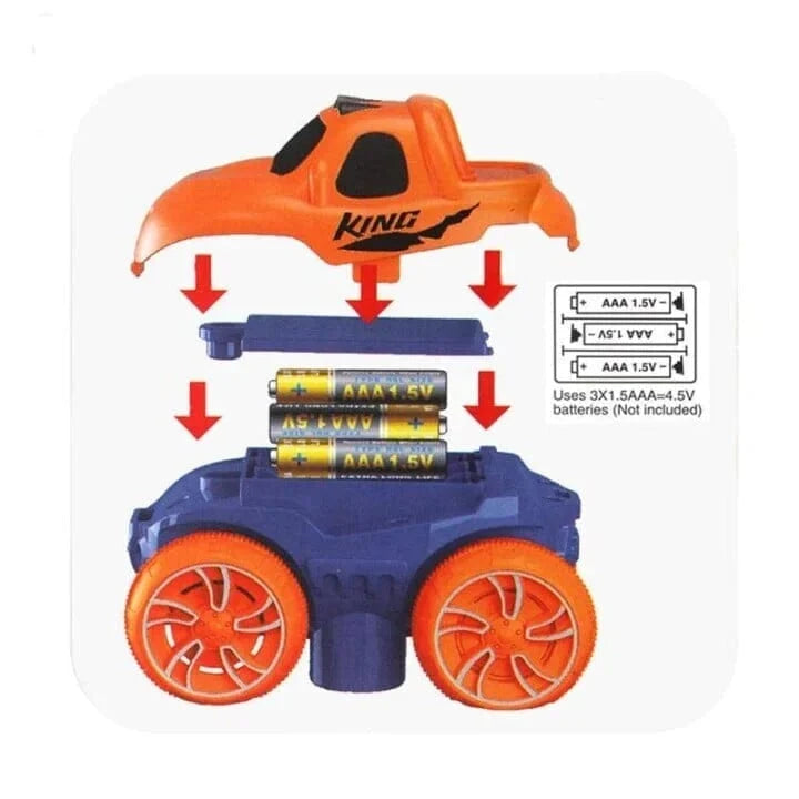 Circuit flexible modulaire pour construire des pistes créatives et variées, jouet enfant.