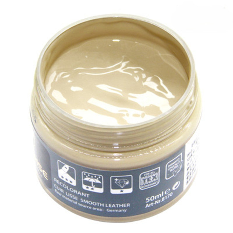 Baume rénovateur cuir & plastique restaure couleurs vives. Idéal pour auto et maison, redonne l'éclat perdu.