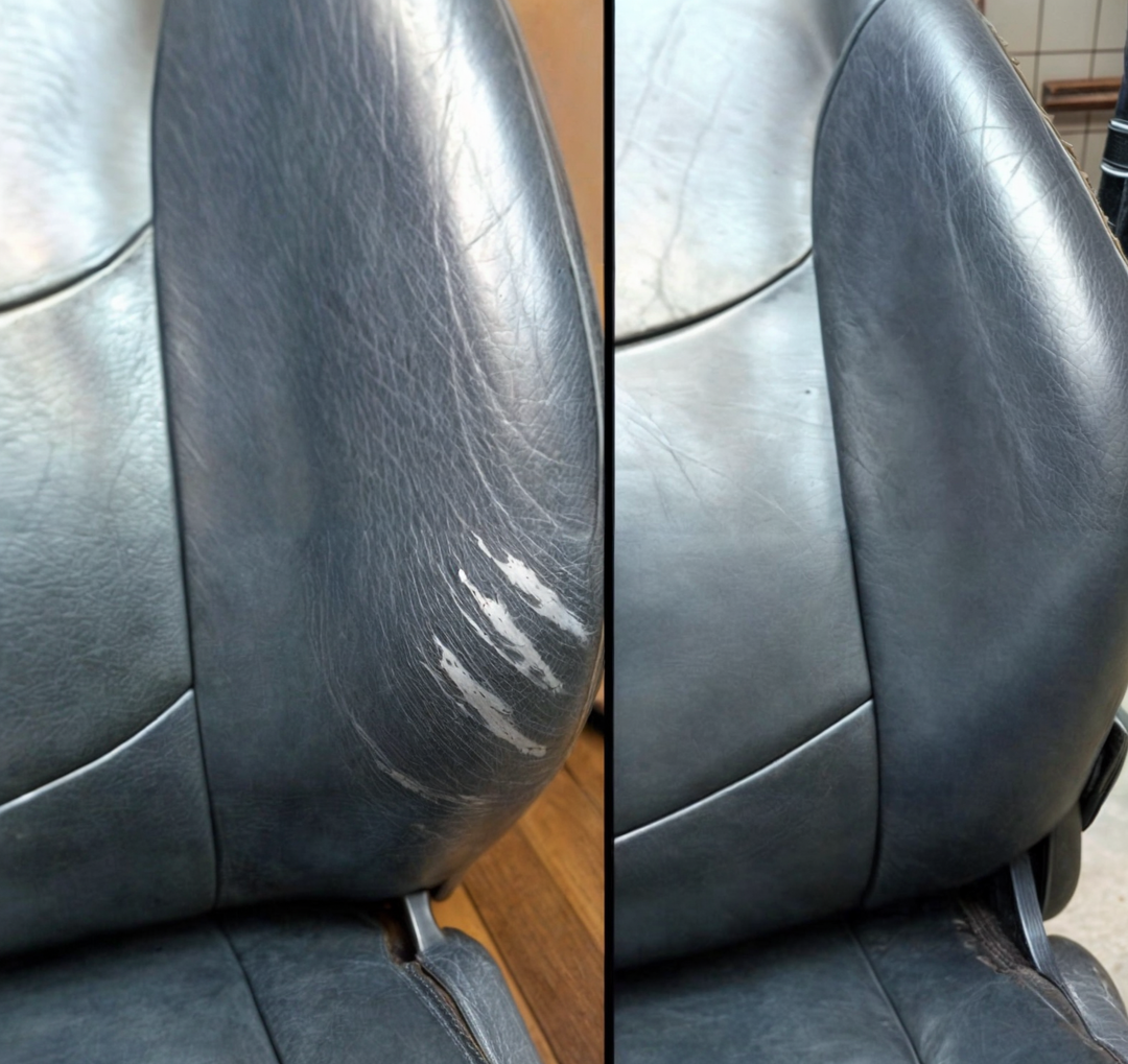 Fini le cuir et plastique ternes ! Baume rénovateur puissant qui restaure les couleurs et l'aspect neuf.