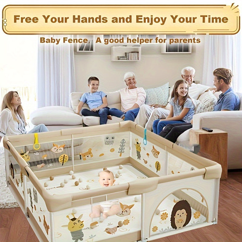 Espace de jeu créatif pour enfant, avec activités sensorielles et jouets intégrés favorisant l'éveil et la motricité.