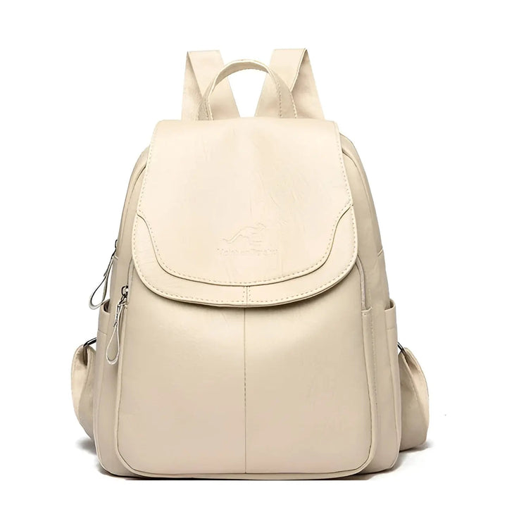 Sac à dos anti-vol femme vintage, sécurisé pour voyage et quotidien. Accès rapide et facile.