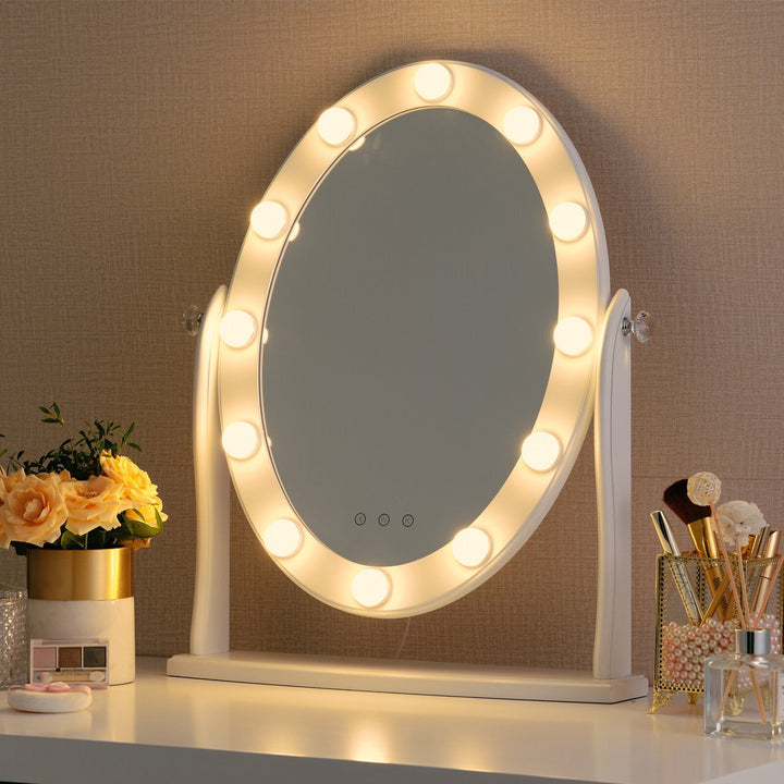 Lumière LED de miroir de maquillage avec intensité dimmable. Éclairage beauté essentiel pour votre vanity.