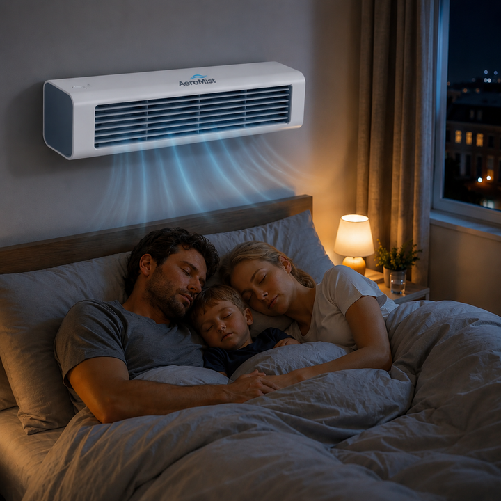 Rafraîchisseur d'air portable USB-C avec télécommande, oscillation. Ventilateur compact pour fraîcheur silencieuse maison/bureau.