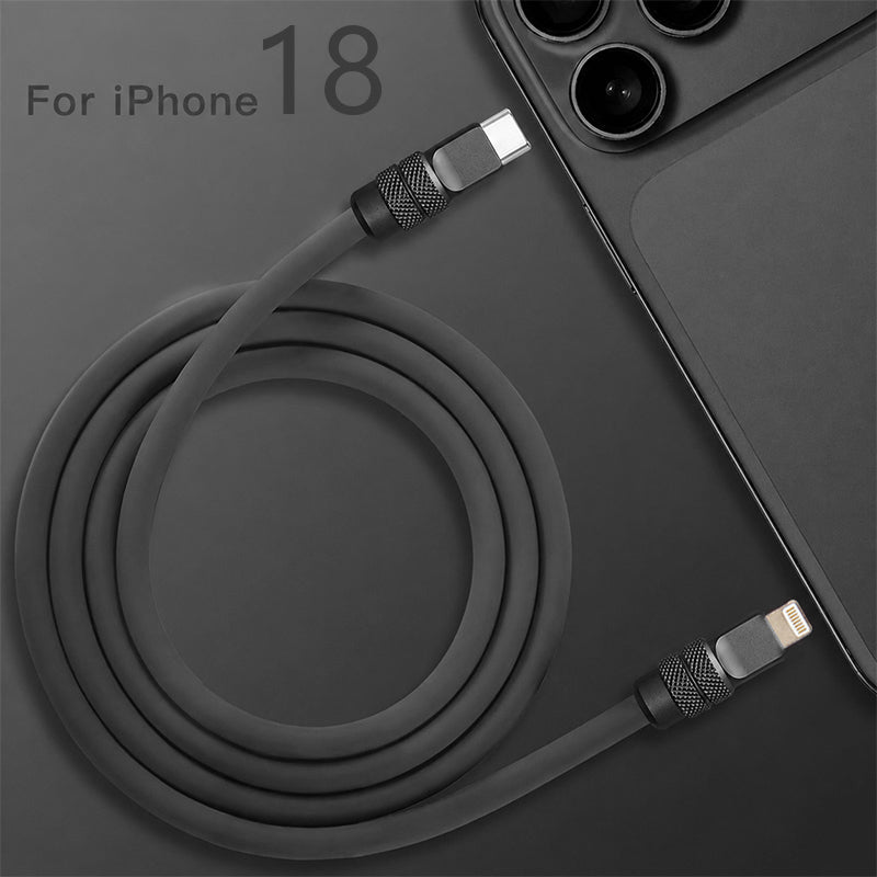 Optimisez votre charge avec le câble USB-C 240W CHUBBYCABLE anodisé, pour téléphones et PC.