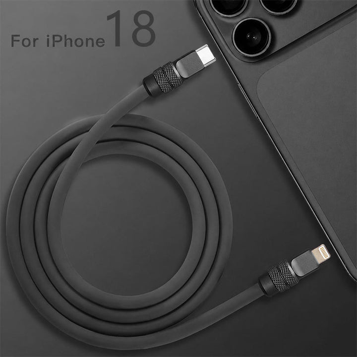 Optimisez votre charge avec le câble USB-C 240W CHUBBYCABLE anodisé, pour téléphones et PC.