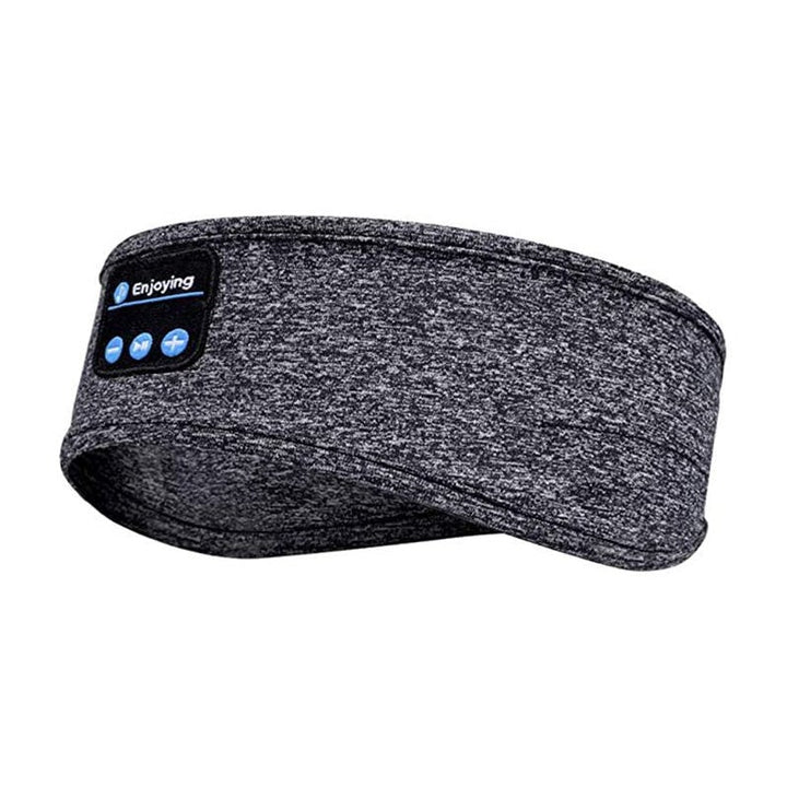 Bandeau casque audio Bluetooth sans fil facile à utiliser; idéal pour la musique, le sport et le confort.