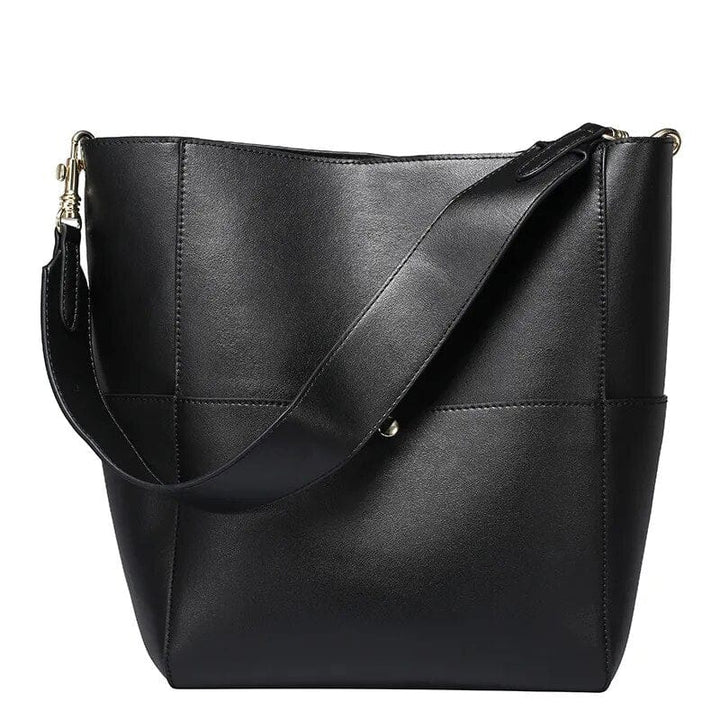 Sac fourre-tout Agatha en cuir pleine fleur pour femme, accessoire chic et pratique de maroquinerie.