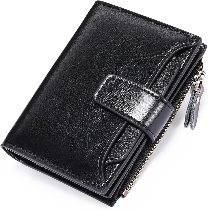 Portefeuille compact RFID, parfait pour la poche, usage quotidien ou voyage.