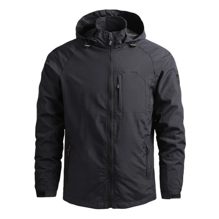 Veste homme légère et respirante, style cargo urbain. Idéale pour le printemps et l'automne, protège du vent.