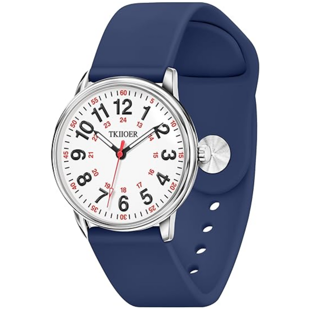 Montre infirmière médicale professionnelle, étanche, résistante, idéale pour le travail des soignantes.