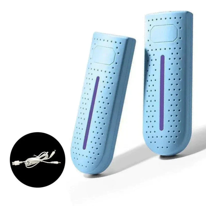 Sèche-chaussures portable et stérilisateur UV. Idéal pour hygiène chaussures, séchage rapide, anti-odeur.