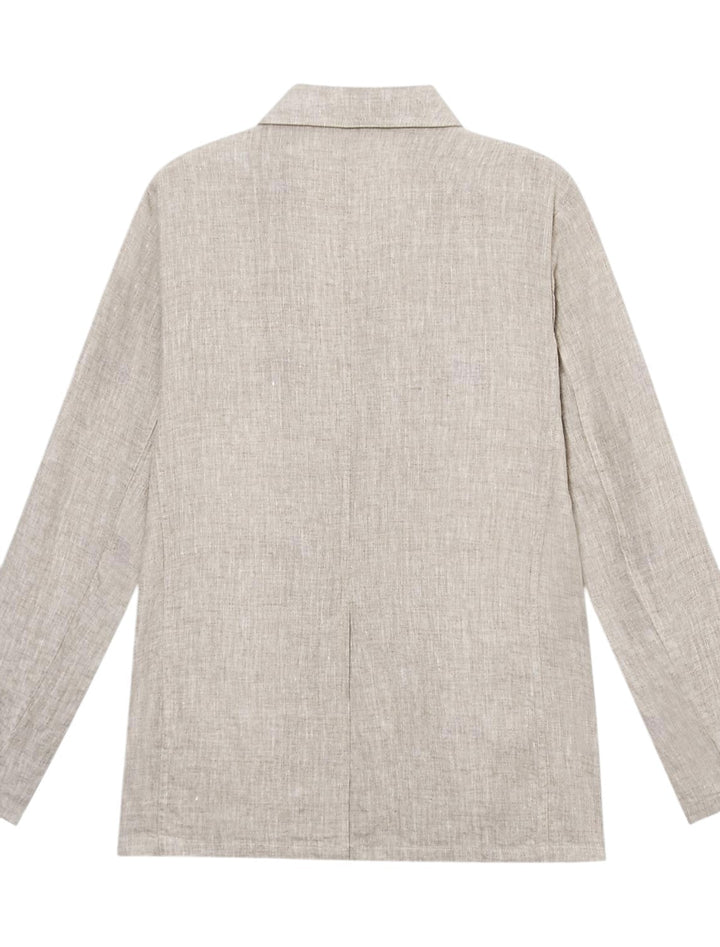 Blazer homme léger, parfait pour événements estivaux décontractés. Élégance et confort assurés.