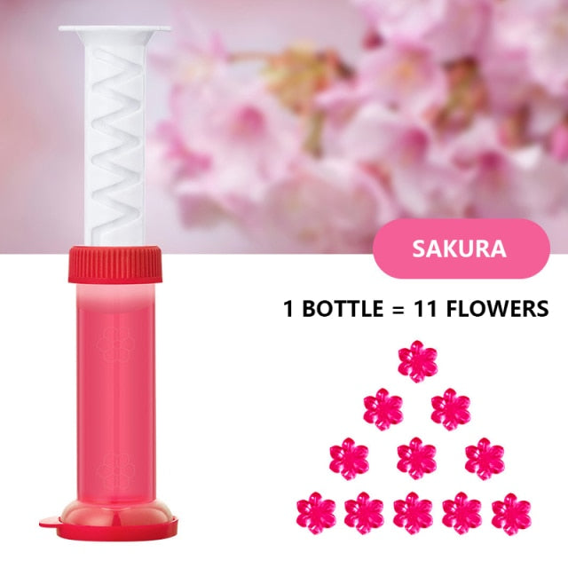 Nettoyant WC douceur fleur de cerisier. Nettoie, désodorise et parfume durablement les toilettes.