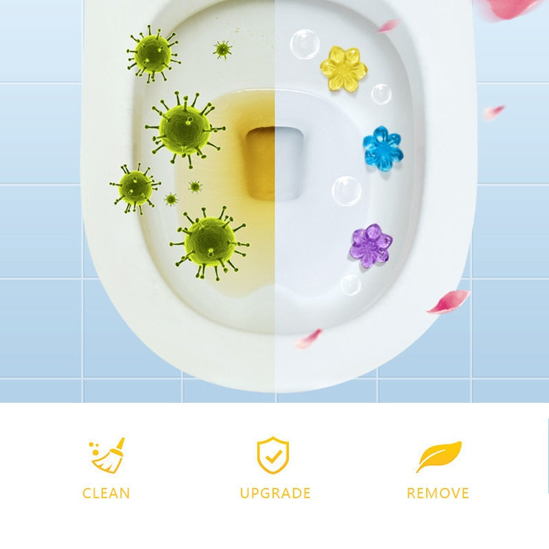 Nettoyant WC énergétique parfum orange. Pour des toilettes étincelantes, sans odeurs et une propreté vibrante.