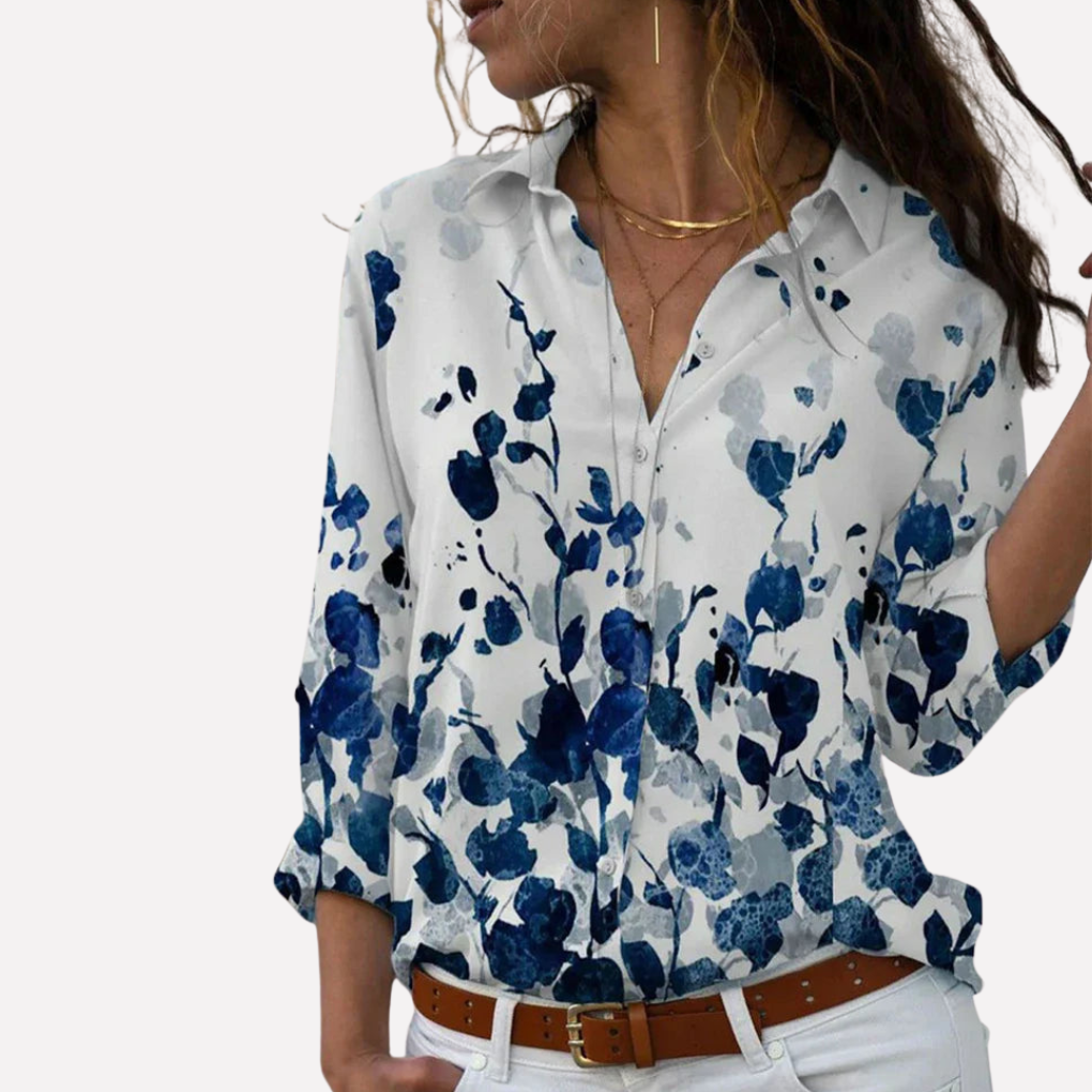 Blouse fluide femme été, manches courtes, élégante et confortable pour une mode estivale décontractée et chic.