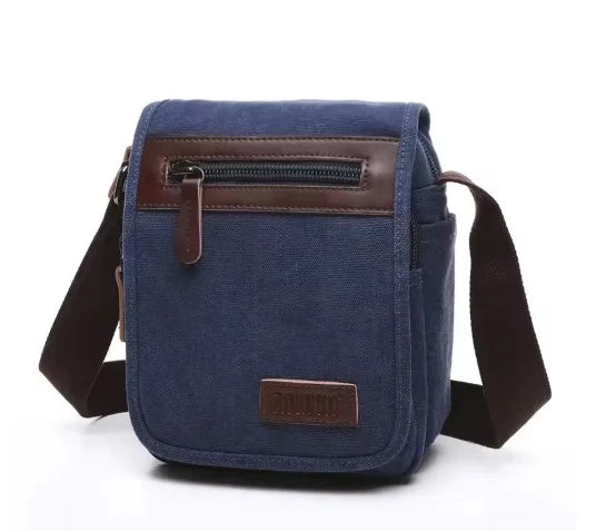 Sac de voyage unisexe en toile robuste, offrant un espace organisé pour vos affaires quotidiennes.