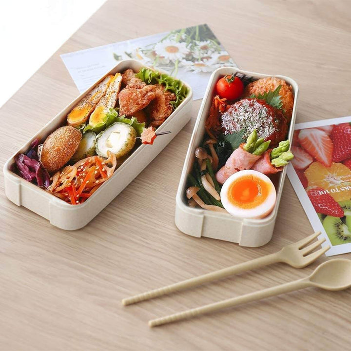 Boîte bento 3 compartiments, étanche et portable. La solution pour des déjeuners sains et pratiques.