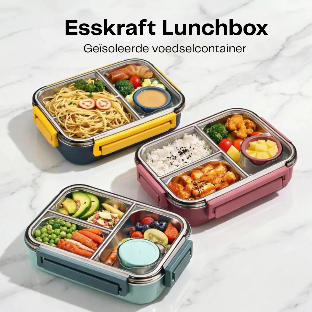 Boîte repas isotherme compacte pour transporter facilement des repas frais ou chauds au bureau, à l'école ou en extérieur.