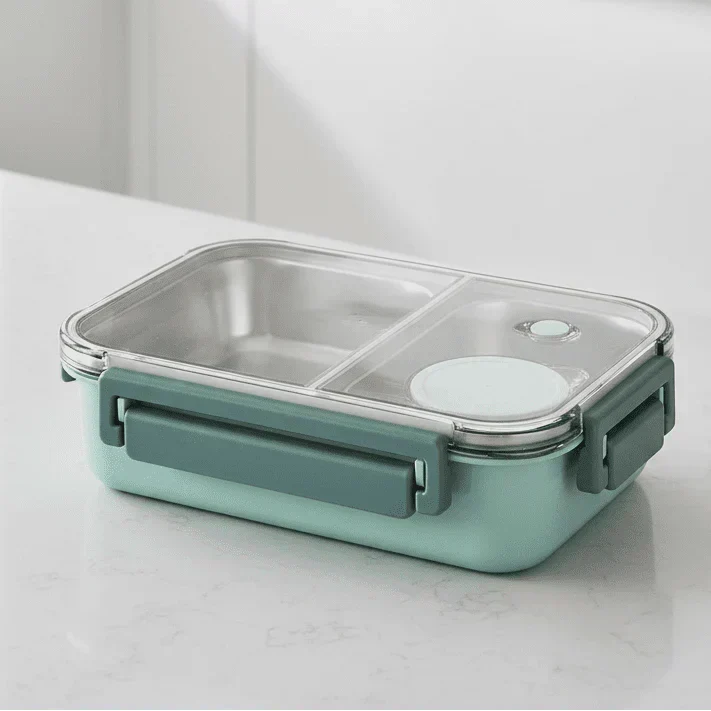 Boîte alimentaire isotherme étanche pour conserver repas chauds au bureau, école ou pique-nique.