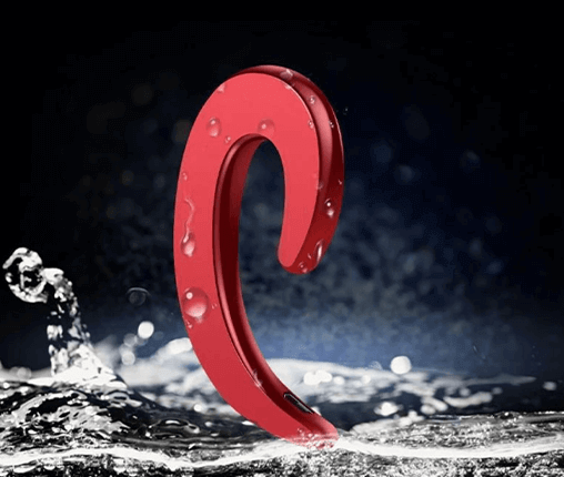 Rechargement facile des écouteurs à conduction osseuse Bluetooth, pour sport et quotidien, étanches.