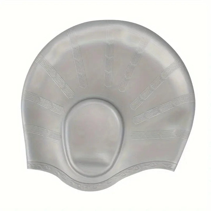 Bonnet de nage ergonomique pour adultes, assure protection des cheveux et oreilles durant l'entraînement et la nage.