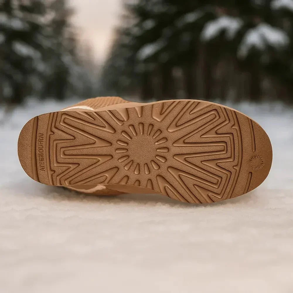 Chaussures d'hiver pour femmes, élégantes et chaudes. Confort parfait, style tendance pour la ville.