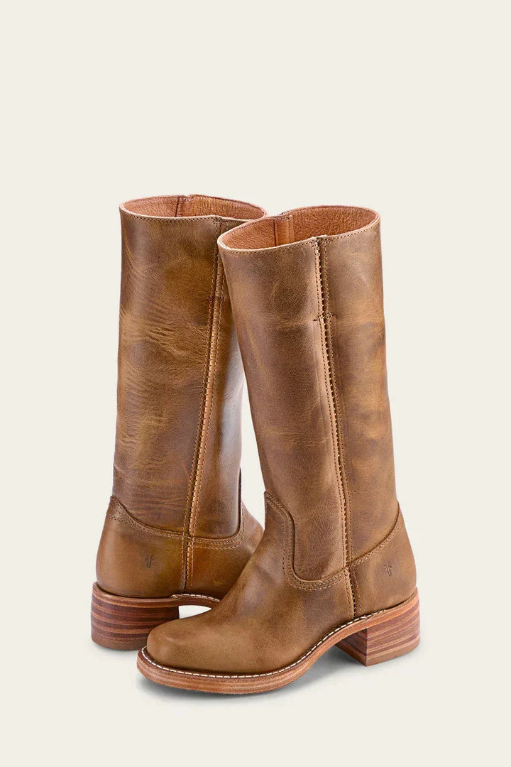 Chaussures bottes femme marron, conçues pour le confort et l'élégance, idéales mode hiver.