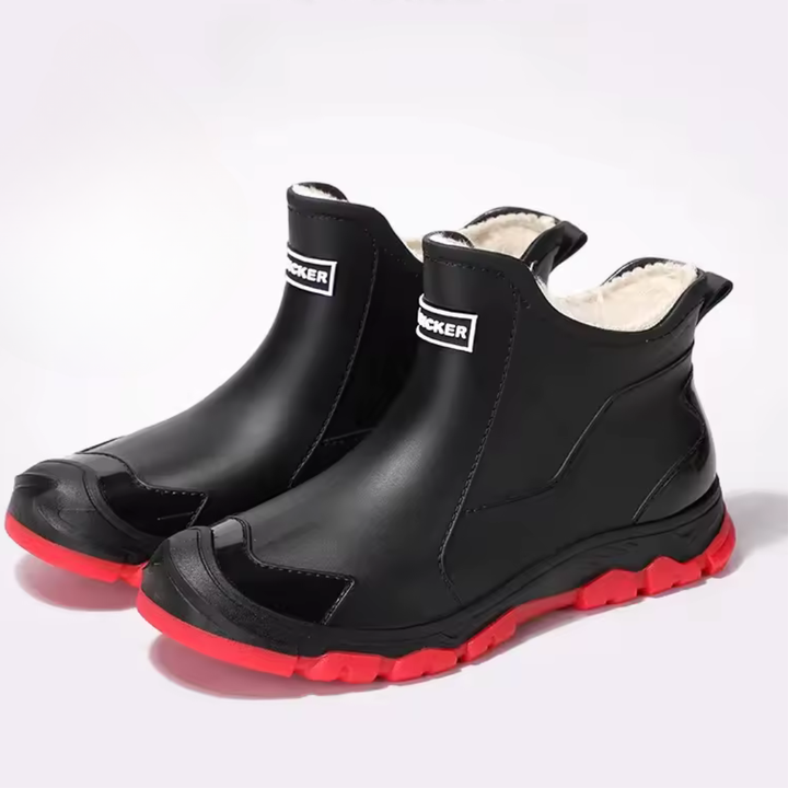 Chaussures homme imperméables et antidérapantes pour l'hiver et l'automne; robustes pour boue et extérieur.