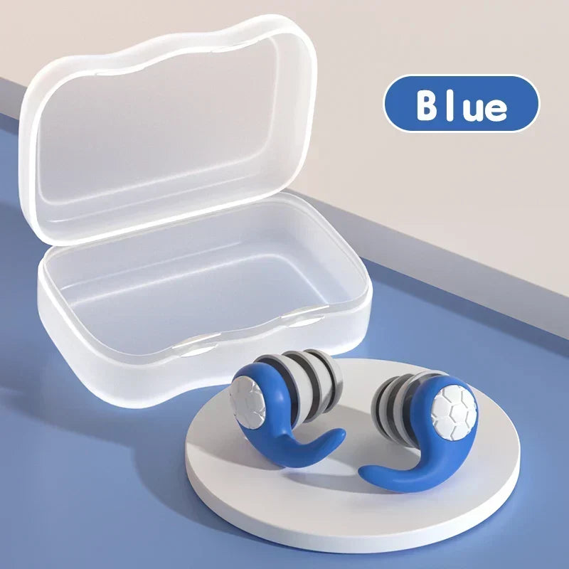 Bouchons d'oreilles nano-silicone enfants, protection auditive pour piscine, bain, sommeil et concentration.