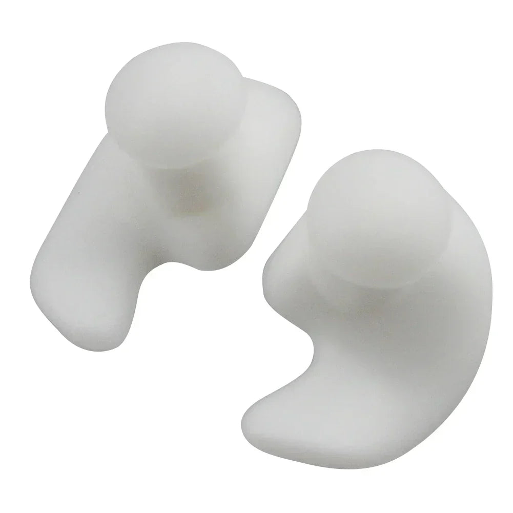 Bouchons d'oreilles en silicone doux et réutilisables pour enfants, offrant confort et protection auditive.