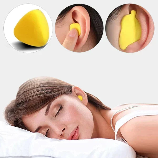 Bouchons d'oreilles pour améliorer concentration au travail ou à l'étude. Protection auditive anti-bruit discrète.