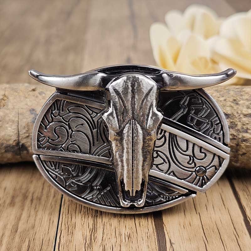 Accessoire de ceinture unisexe esprit cowgirl/cowboy, avec couteau caché. Idée cadeau originale.
