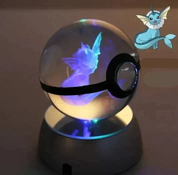 Veilleuse Ronflex en cristal, lampe LED pour une ambiance paisible et sereine.