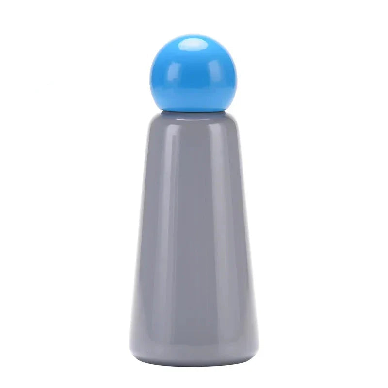 Bouteille portable 500ml, étanche, isotherme en inox, maintient vos boissons chaudes ou froides.