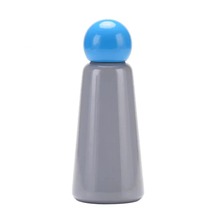 Bouteille portable 500ml, étanche, isotherme en inox, maintient vos boissons chaudes ou froides.