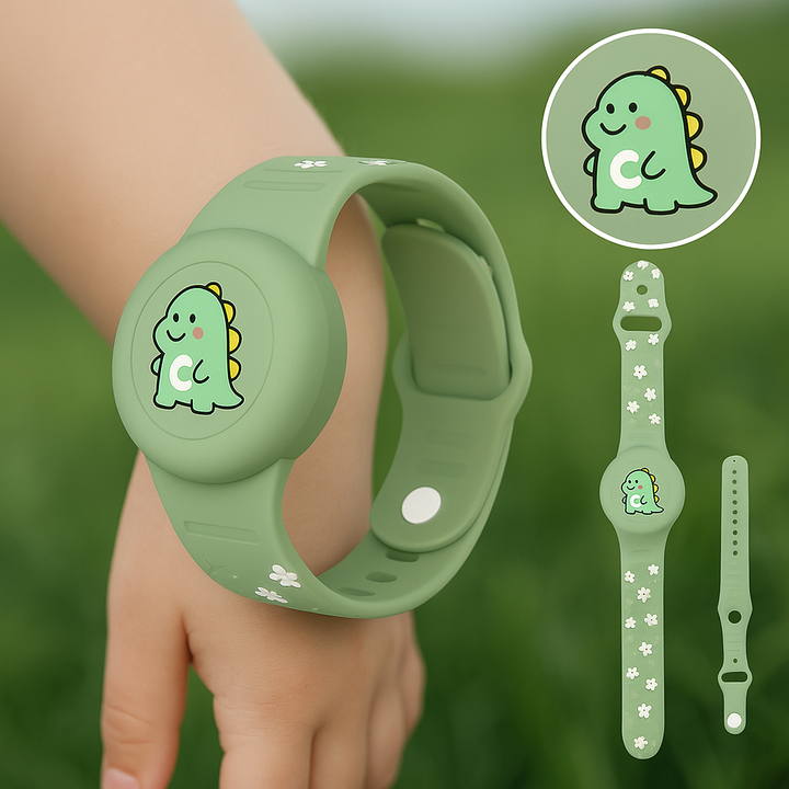 Bracelet GPS enfant en silicone pour un suivi de localisation précis et une sécurité renforcée.