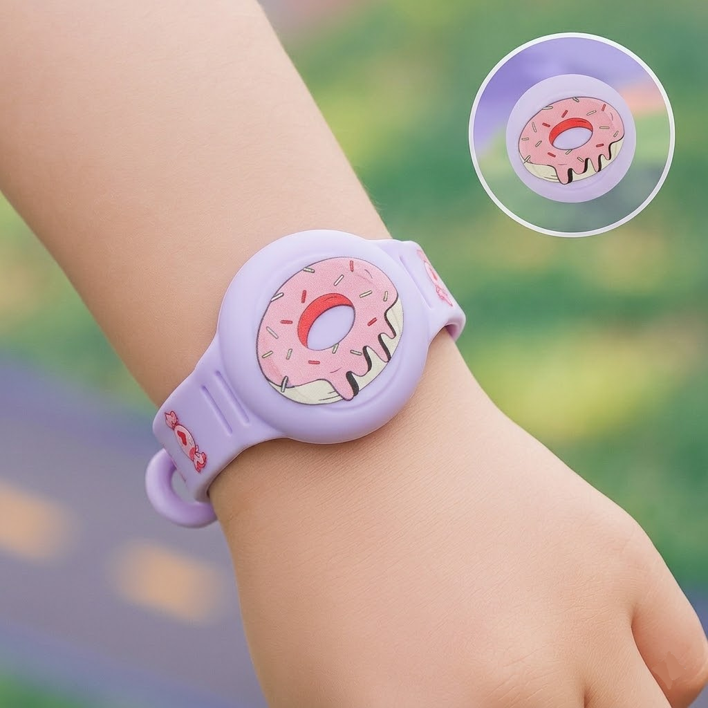 Suivi enfant: bracelet GPS en silicone, conçu pour la sécurité et la localisation en temps réel.