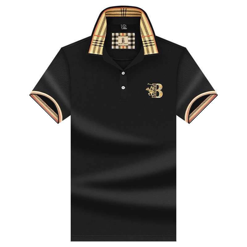 Polo d'été homme élégant, manches courtes, idéal pour un look décontracté et moderne en toute fraîcheur.