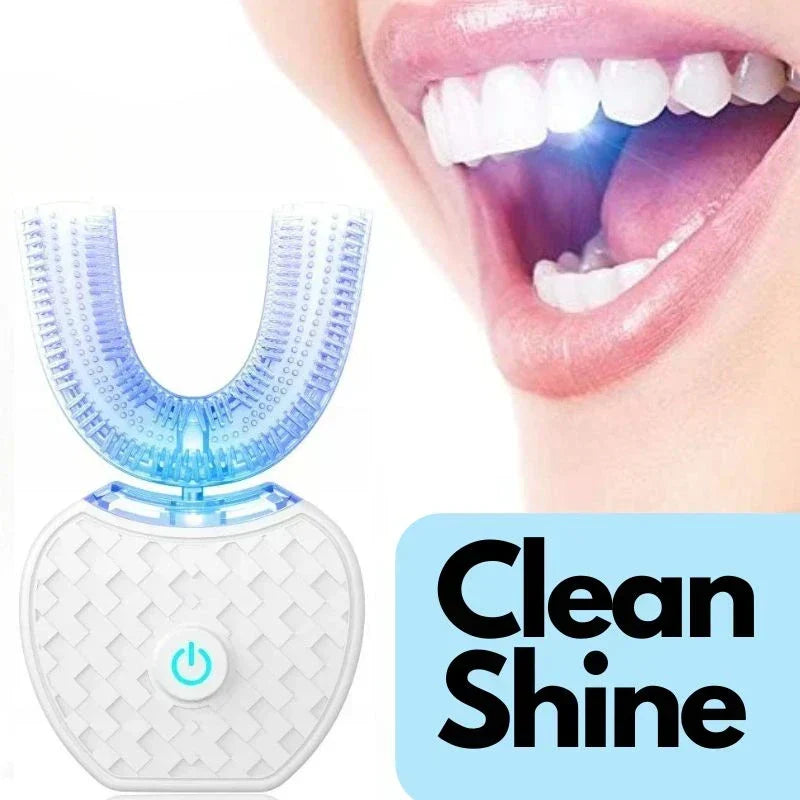Brosse électrique blanchissante ultrasonique, hygiène bucco-dentaire avancée, anti-plaque efficace.