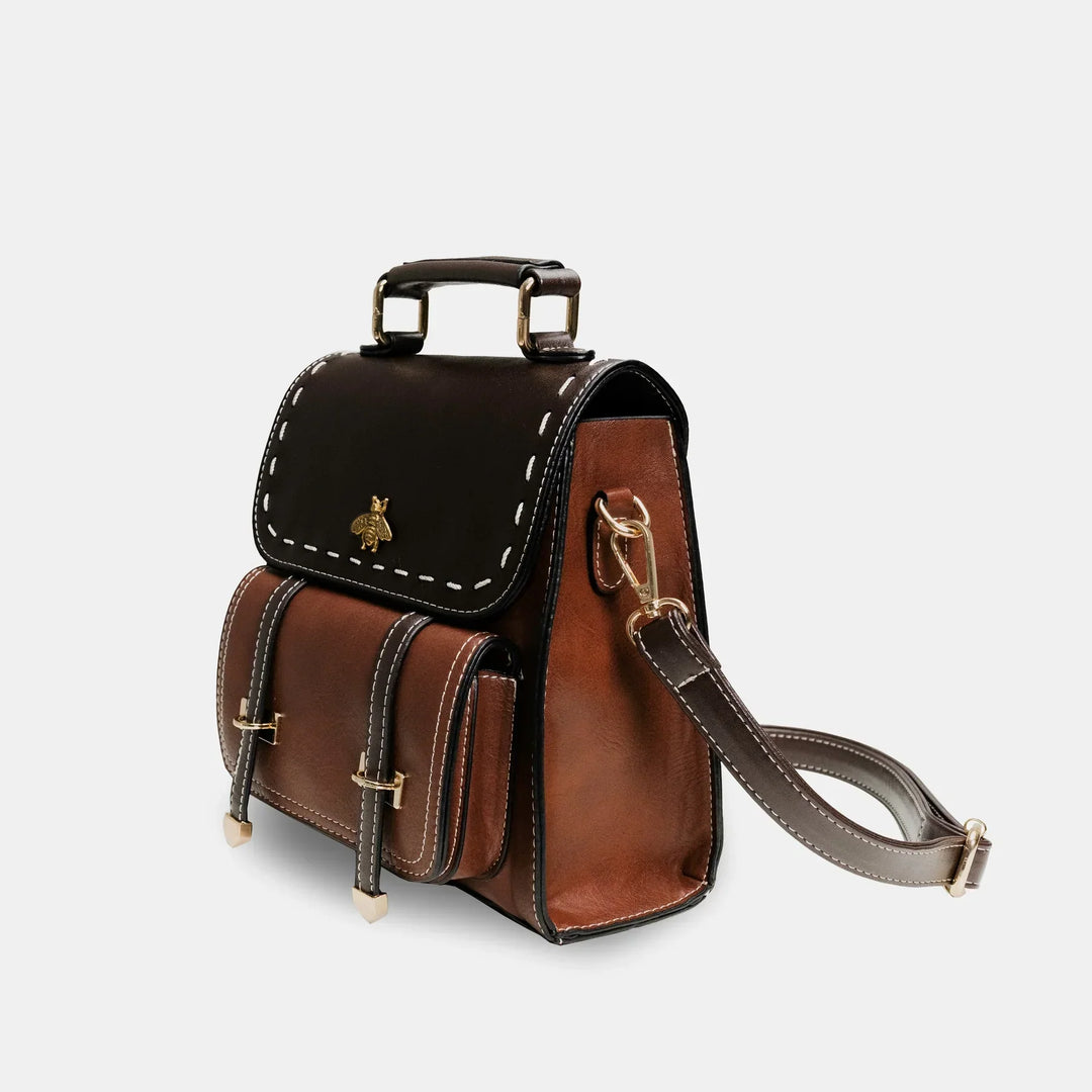 Sac à dos vert Bella, accessoire mode chic pour un look frais et moderne.