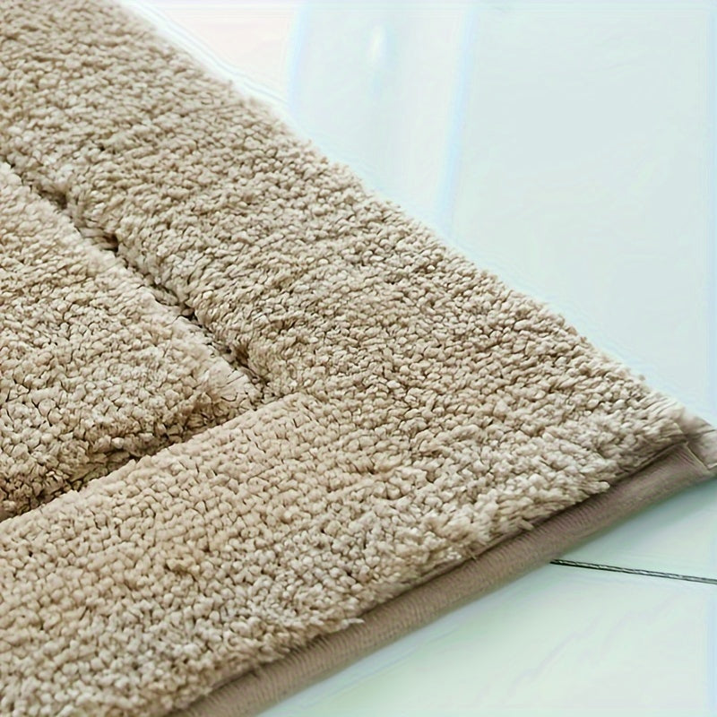 Profitez d'un tapis de bain ultra-absorbant, antidérapant et doux, lavable en machine pour la maison.