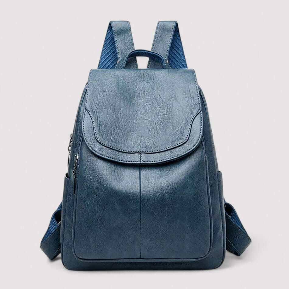 Sécurisez vos affaires avec ce sac à dos antivol en cuir, parfait pour les déplacements urbains et les voyages stylés.