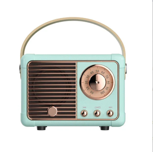 Enceinte Bluetooth rétro Sonique Classic, son stéréo premium, portable, longue autonomie pour musique.