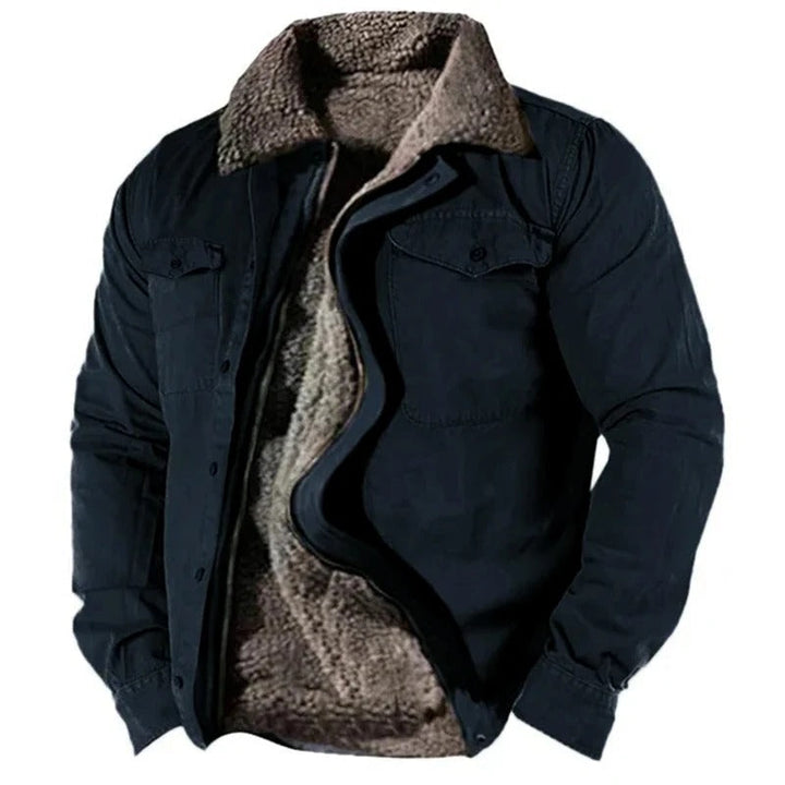 Veste homme western chic et polyvalente, parfaite pour une allure décontractée ou élégante en automne/hiver.